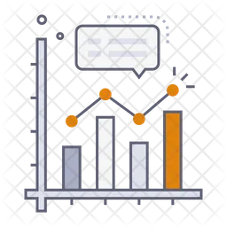 Gráfico de barras  Ícone