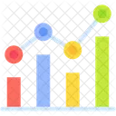 Gráfico de barras  Ícone