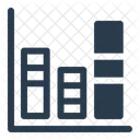 Grafico De Barras Apiladas Comparacion Categorias Icono