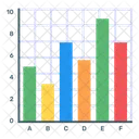 Gráfico de barras apiladas  Icono