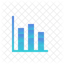 Grafico De Columnas Analisis De Datos Grafico De Barras Apiladas Icono