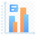 Grafico De Barras Dobles Comparar Barras Icono