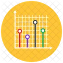 Grafico De Barras Empilhadas Estatisticas Infografico Ícone