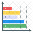 Grafico De Barras Grafico De Barras Grafico De Colunas Ícone