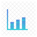Grafico De Colunas Grafico De Barras Empilhadas Grafico De Barras Ícone