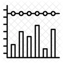Grafico De Barras Empilhadas Ícone