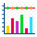Grafico De Barras Empilhadas Ícone