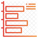 Grafico De Barras Horizontales Icono