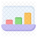 Gráfico de barras  Ícone