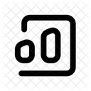 Gráfico de barras  Icono