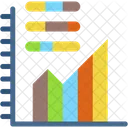 Gráfico de barras  Ícone