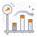 Gráfico de barras  Ícone