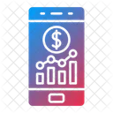 Analisis En Linea Analisis En Linea Grafico De Barras Moviles Icono