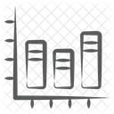 Diagrama de barras segmentado  Icono