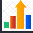 Gráfico de barras segmentado  Ícone