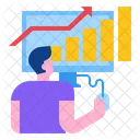 Grafico De Beneficios Tabla Analisis Icon