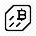 Gráfico de bitcoins  Icono