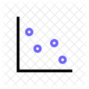 Grafico De Burbujas Grafico De Dispersion Diagrama De Dispersion Icono