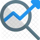 Buscar Grafico Ascendente Analisis De Busqueda Analisis Icono