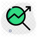 Buscar Grafico Ascendente Analisis De Busqueda Analisis Icono