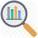 Grafico De Busqueda Grafico De Busqueda Analisis De Busqueda Icono