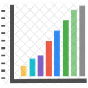 Grafico De Barras Grafico De Barras Aplicacion De Graficos Icono