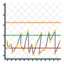 Gráfico de controle  Ícone