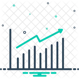 Gráfico de crecimiento  Icono