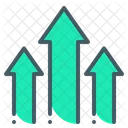 Gráfico de crecimiento  Icono