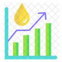 Gráfico de crecimiento  Icono