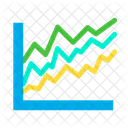 Grafico De Crecimiento Analisis Analisis Icono