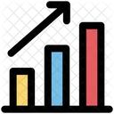 Grafico De Crecimiento Ventas Finanzas Icono