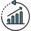 Gráfico de crecimiento  Icono