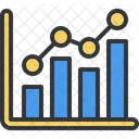 Tabla de crecimiento de marketing  Icono