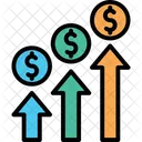 Tabla De Crecimiento Del Dolar Tabla Grafico Icono