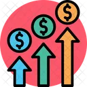 Tabla De Crecimiento Del Dolar Tabla Grafico Icono