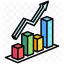 Gráfico de crescimento  Ícone