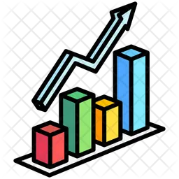 Gráfico de crescimento  Ícone