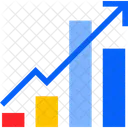 Gráfico de crescimento  Ícone