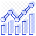 Gráfico de crescimento  Ícone