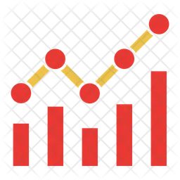 Gráfico de crescimento  Ícone