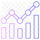 Gráfico de crescimento  Ícone