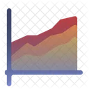 Gráfico de crescimento  Ícone