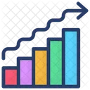 Gráfico de crescimento  Ícone