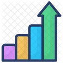 Gráfico de crescimento  Ícone