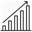 Analise De Dados Grafico De Crescimento Grafico De Negocios Ícone
