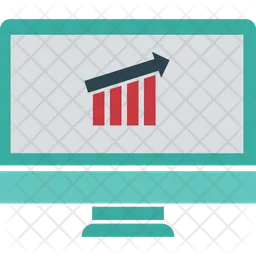 Gráfico de crescimento  Ícone