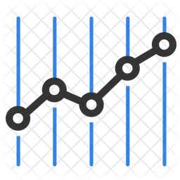 Gráfico de crescimento  Ícone