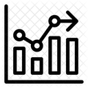Gráfico de crescimento  Ícone