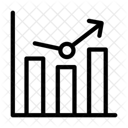 Gráfico de crescimento  Ícone